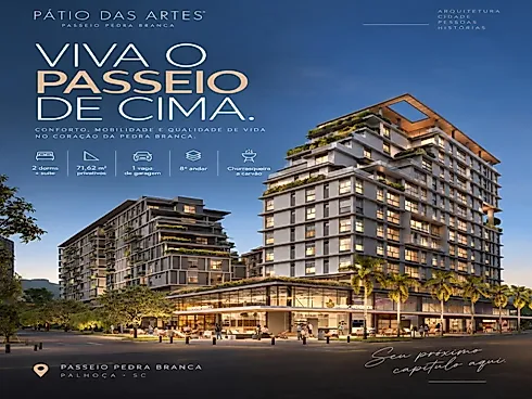 Apartamento, 2 Dormitórios sendo 2 Suítes - Foto 1