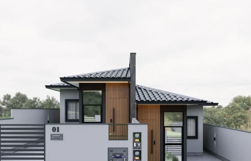 Casa Geminada com 2 quartos em Forquilhas, São José