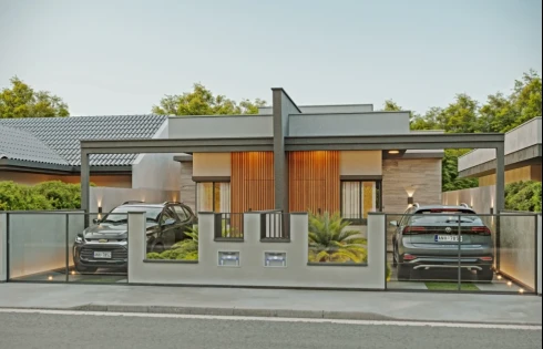 Casa Geminada com 2 quartos em Forquilhas, São José