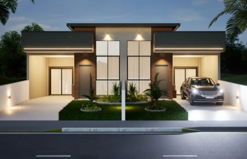 Casa Geminada com 3 quartos em Guarda do Cubatão, Palhoça