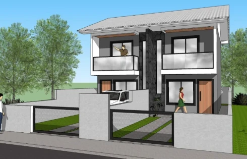 Sobrado Geminado com 2 quartos em Nova Palhoça, Palhoça