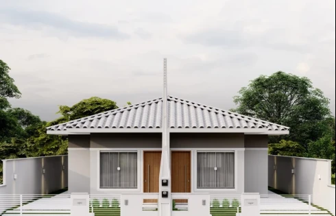 Casa Geminada com 2 quartos em Barra do Aririú, Palhoça