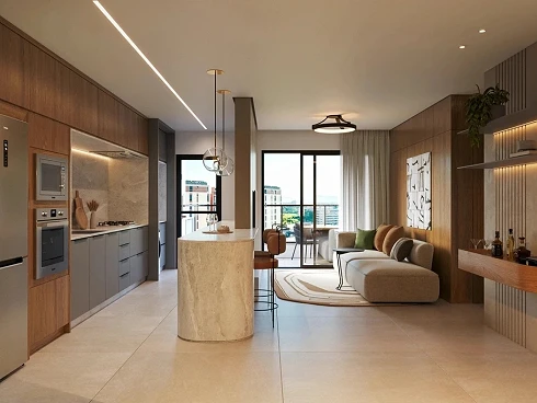 Apartamento com 3 quartos em Pedra Branca, Palhoça