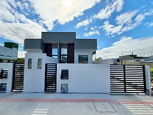 Casa Geminada 2 Dormitórios, sendo 1 Suíte - Casa geminada em Guarda do Cubatão, Palhoça - Foto 1