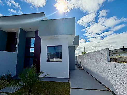 Casa Geminada 2 Dormitórios, sendo 1 Suíte - Casa geminada em Guarda do Cubatão, Palhoça - Foto 3