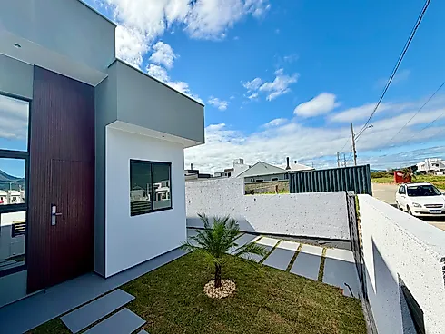 Casa Geminada 2 Dormitórios, sendo 1 Suíte - Casa geminada em Guarda do Cubatão, Palhoça - Foto 4