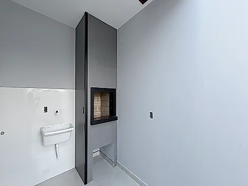 Casa Geminada 2 Dormitórios, sendo 1 Suíte - Casa geminada em Guarda do Cubatão, Palhoça - Foto 5