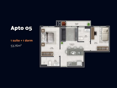 Apartamento em Passa Vinte, Palhoça