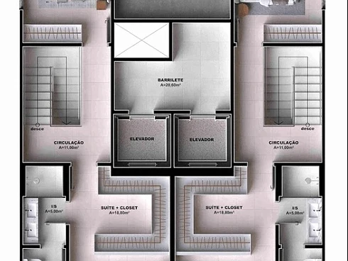 Apartamento em Pedra Branca, Palhoça
