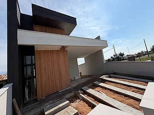 Casa Alto Padrão 3 Dormitórios, sendo 1 Suíte - Casa em Nova Palhoça, Palhoça - Foto 2