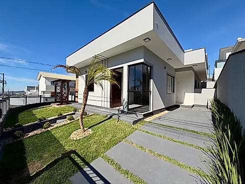 Casa Geminada 2 Dormitórios, sendo 1 Suíte - Casa geminada em Bela Vista, Palhoça - Foto 1