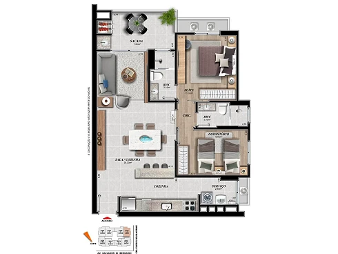 Apartamento em Campinas, São José