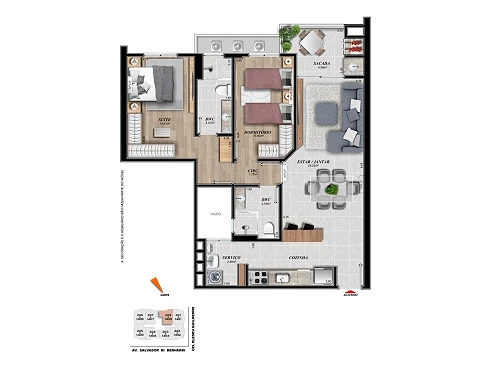 Apartamento em Campinas, São José