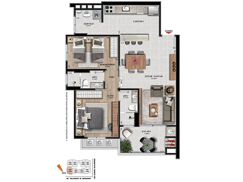 Apartamento em Campinas, São José