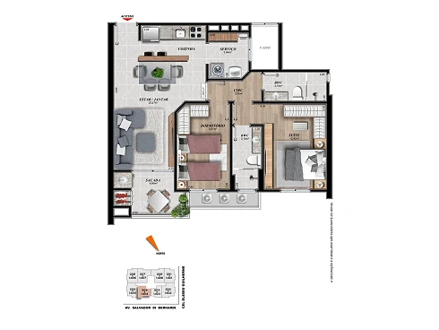 Apartamento em Campinas, São José