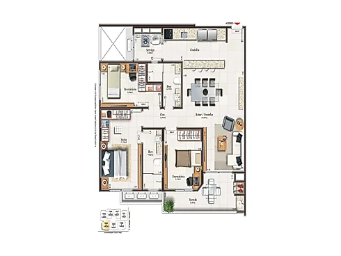 Apartamento em Campinas, São José