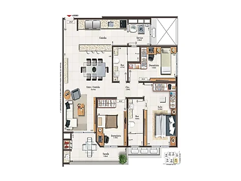 Apartamento em Campinas, São José