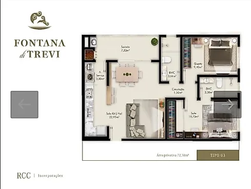 Apartamento 2 Dormitórios, sendo 1 Suíte - Foto 11