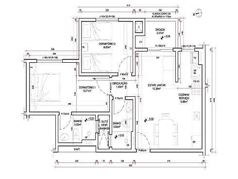 Apartamento em Pedra Branca, Palhoça