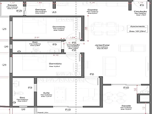 Apartamento 3 Dormitórios, sendo 1 Suíte - Apartamento em Centro, Santo Amaro da Imperatriz - Foto 4