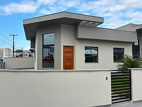 Casa Geminada 3 Dormitórios, sendo 1 Suíte - Casa geminada em Bela Vista, Palhoça - Foto 1