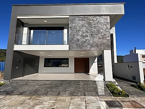 Casa 3 Dormitórios, sendo 1 Suíte e 2 Demi-Suítes - Casa em Beira Rio, Biguaçu - Foto 1