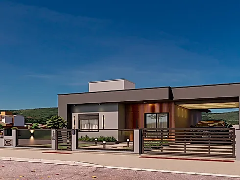 Casa 2 Dormitórios, sendo 1 Suíte - Casa em Guarda do Cubatão, Palhoça - Foto 3