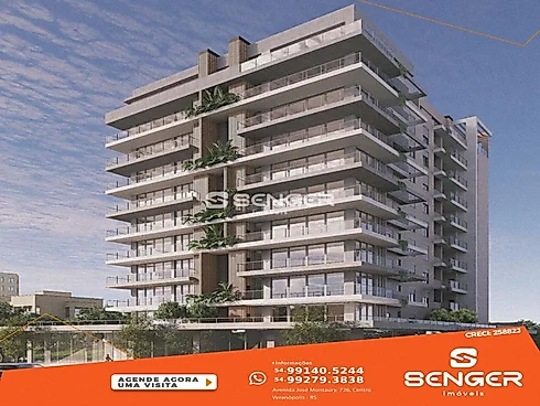 Ed. Hiatus 2 e 3 Residence-Lançamento-Centro - Apartamento em Centro, Veranopolis - Foto 1