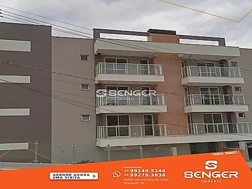 Ed. Dona Irede Apto 01 e 2 Dormitórios - Apartamento em Femaçã, Veranopolis - Foto 3