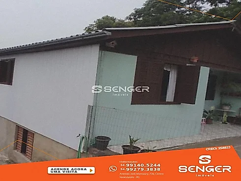 Casa com 02 Moradias no Bairro Santa Lúcia - Casa em Santa Lucia, Veranopolis - Foto 5