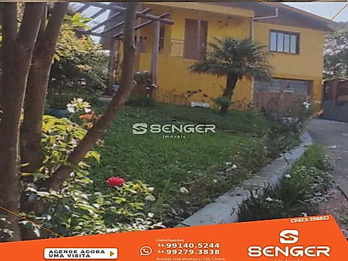 Casa Mista 02 Andares/ Amplo Pátio Frente/Fundos - Casa em Monte Bérico, Veranopolis - Foto 1