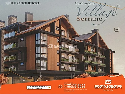 Ed. Village Serrano-Coração do Centro de Canela - Apartamento em Centro, Canela - Foto 1