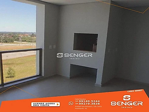 Amplo AP 02 Dorm. com Suíte Sacada com Churrasq - Apartamento em Centro, Vila Flores - Foto 5