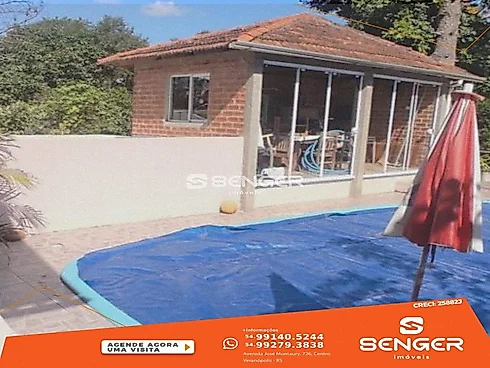 Casa de 02 Andares com Piscina e Quiosque - Casa em Renovação, Veranopolis - Foto 4