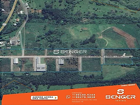 Terrenos Industriais-Loteamnento Pedra Lisa - Terreno em Monte Bérico, Veranopolis
