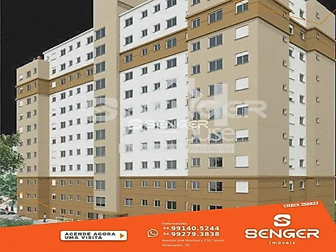 Apartamento 01 Dormitório no Centro - Apartamento em Centro, Veranopolis - Foto 1