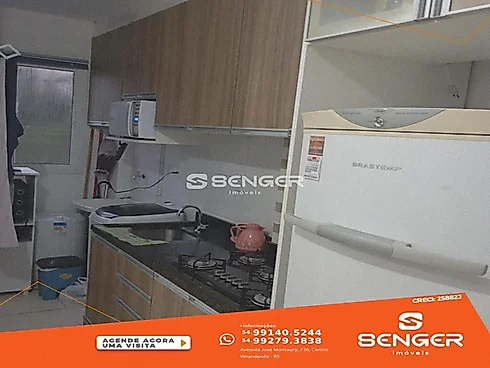 Apartamento 01 Dormitório no Centro - Apartamento em Centro, Veranopolis - Foto 4
