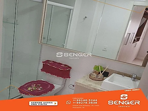 Apartamento 03 Dormitórios Amplo com Sacada - Apartamento em Centro, Veranopolis - Foto 2