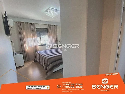 Apartamento 02 Dormitórios Amplo com Sacada - Apartamento em Centro, Veranopolis - Foto 3
