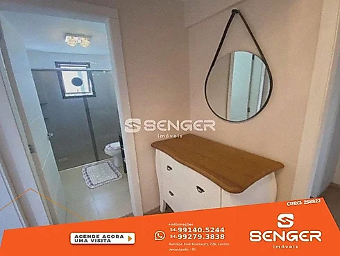 Apartamento 02 Dormitórios Amplo com Sacada - Apartamento em Centro, Veranopolis - Foto 4
