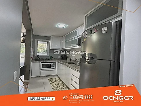 Lindo Apartamento 02 Dormitórios na Femaçã - Apartamento em Femaçã, Veranopolis - Foto 4