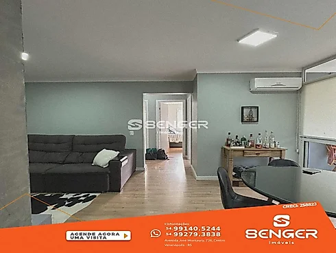 Lindo Apartamento 02 Dormitórios na Femaçã - Apartamento em Femaçã, Veranopolis - Foto 5