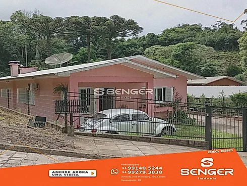 Linda Casa com Piscina-Contruída em 02 Terrenos - Casa em Vila Azul, Veranopolis - Foto 3