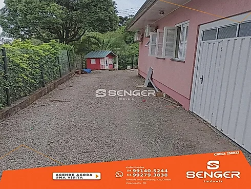 Linda Casa com Piscina-Contruída em 02 Terrenos - Casa em Vila Azul, Veranopolis - Foto 4