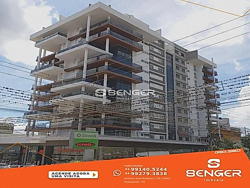 Apartamento 02 Suítes Alto Padrão Ed Gióia - Apartamento em Centro, Veranopolis - Foto 1