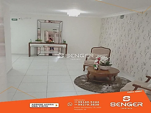 Apartamento Amplo 03 Dormitórios Central! - Apartamento em Centro, Veranopolis - Foto 2