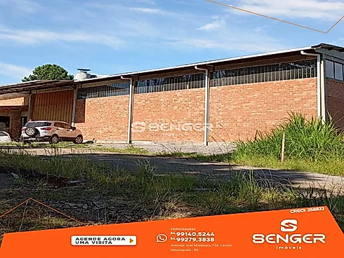 Amplo Pavilhão de 02 Pavimentos em Área Industrial - Galpão/depósito em Distrito Ildo Parise, Veranopolis - Foto 1