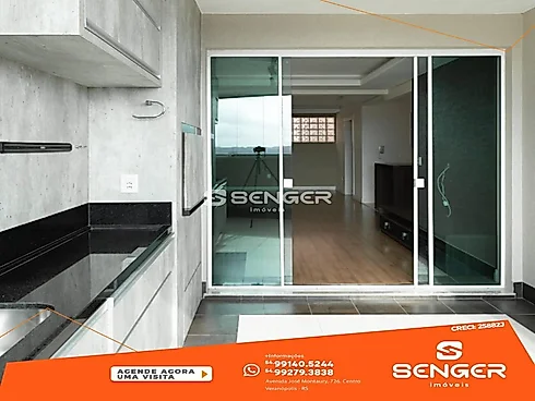 Lindo Apartamento de 02 Suítes no Centro Mobiliado - Apartamento em Centro, Veranopolis - Foto 4