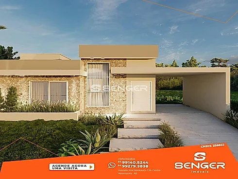 Linda Casa em Construção em Vila Flores - Casa, Vila Flores - Foto 4
