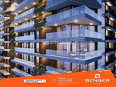 Apartamento Amplo 03 Dormi 02 Banheiros/Torres - Apartamento em Bairro Praia Grande, Torres - Foto 1